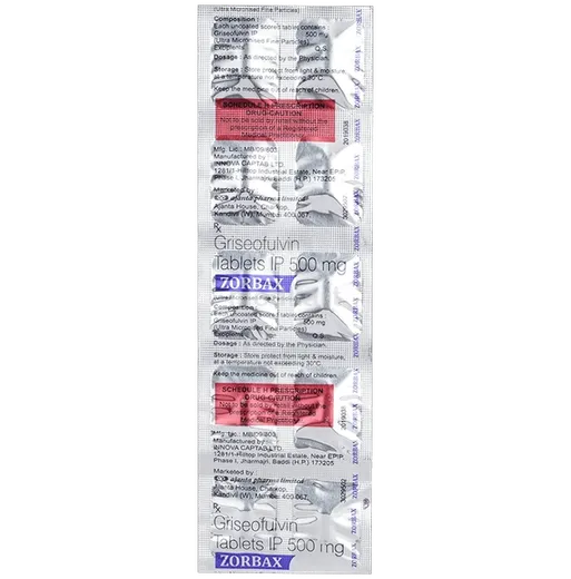 zorbax 500mg tablet 10's